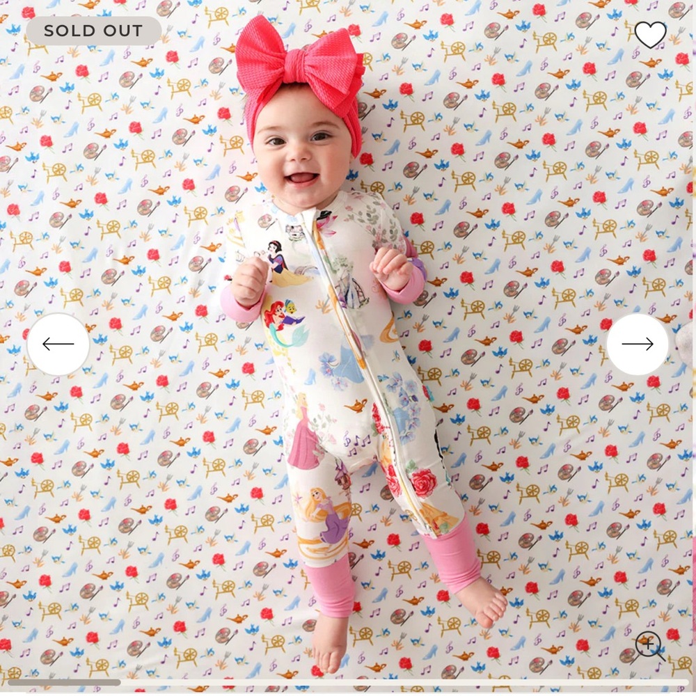 Disney Princess Ball Convertible One Piece- NWT 6-9months Limited Edition
